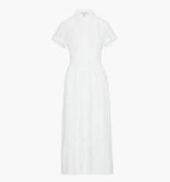 The Jamie Nap Dress - White Broderie Voile | Hill House Home US