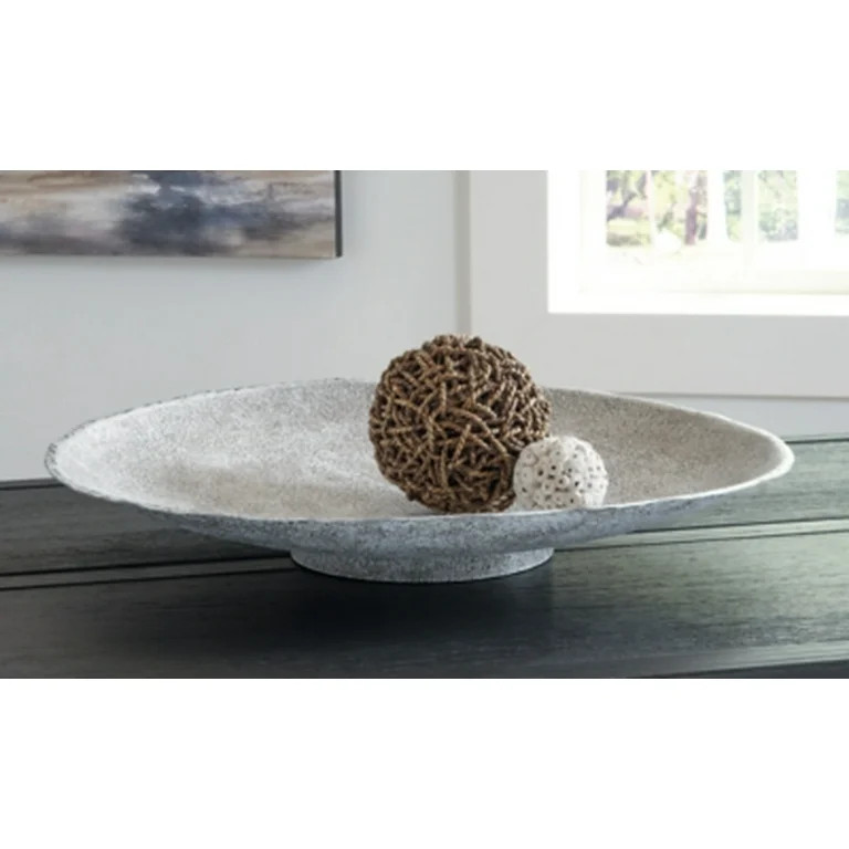 Signature Design by Ashley Moises Bowl, Antique White | Walmart (US)