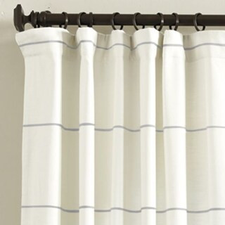 Bowen Striped Drapery Panels with Lining & Sun Protection, Includes Pins | Ballard Designs, Inc.