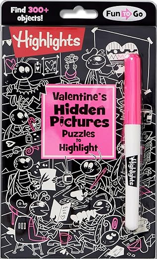 Valentine's Hidden Pictures Puzzles to Highlight: Valentines Book for Kids 6 and Up (Highlights H... | Amazon (US)