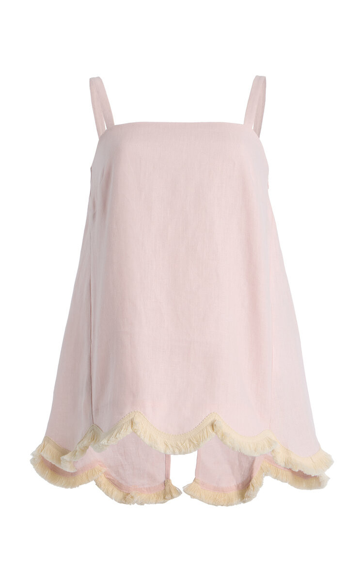 Exclusive Essie Fringed Linen Top | Moda Operandi (Global)