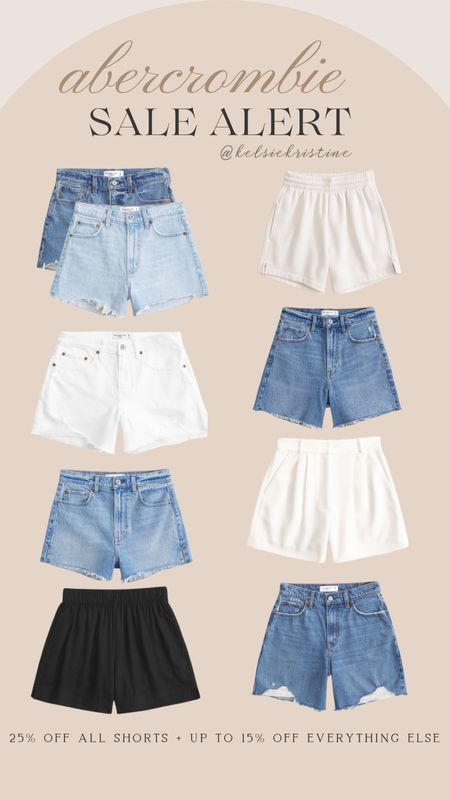 Abercrombie sale // 25% off all shorts plus up to 15% off everything else // the 4” mom shorts are one of my absolute favs 

#LTKSaleAlert #LTKStyleTip
