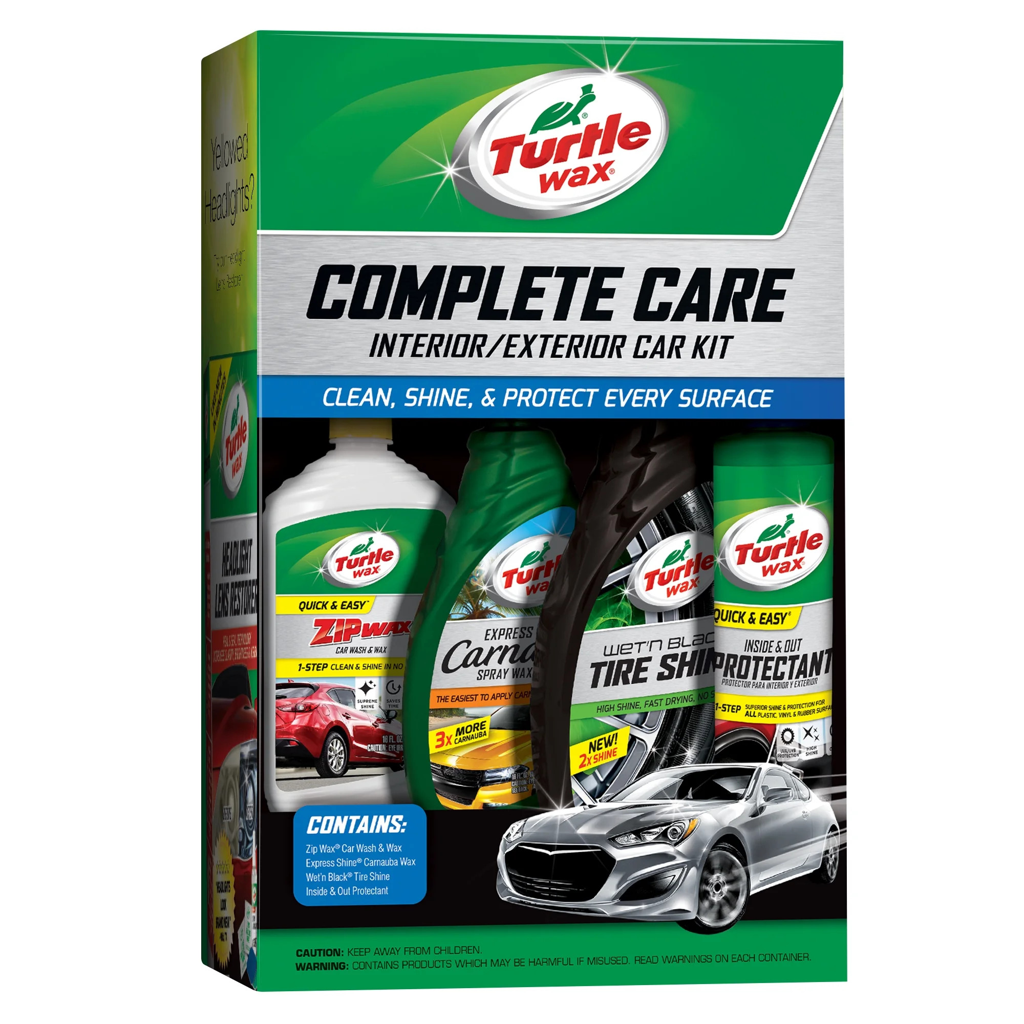 Turtle Wax 50785 Interior and Exterior Complete Car Care Kit | Walmart (US)