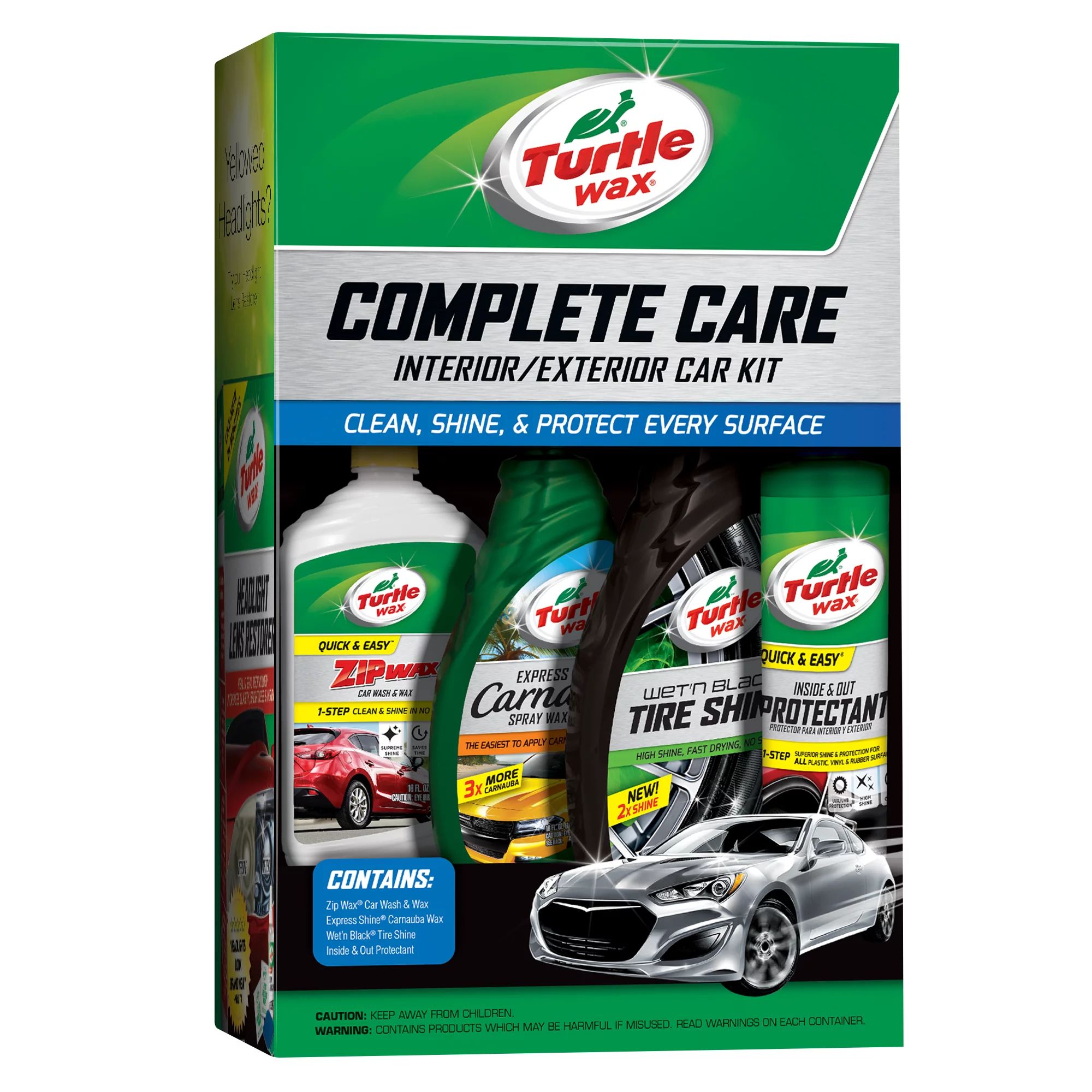 Turtle Wax 50785 Interior and Exterior Complete Car Care Kit | Walmart (US)