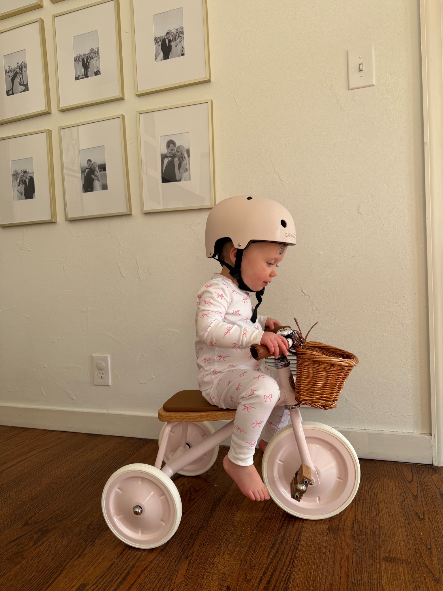 Vintage pink trike & helmet 

#LTKKids #LTKBaby