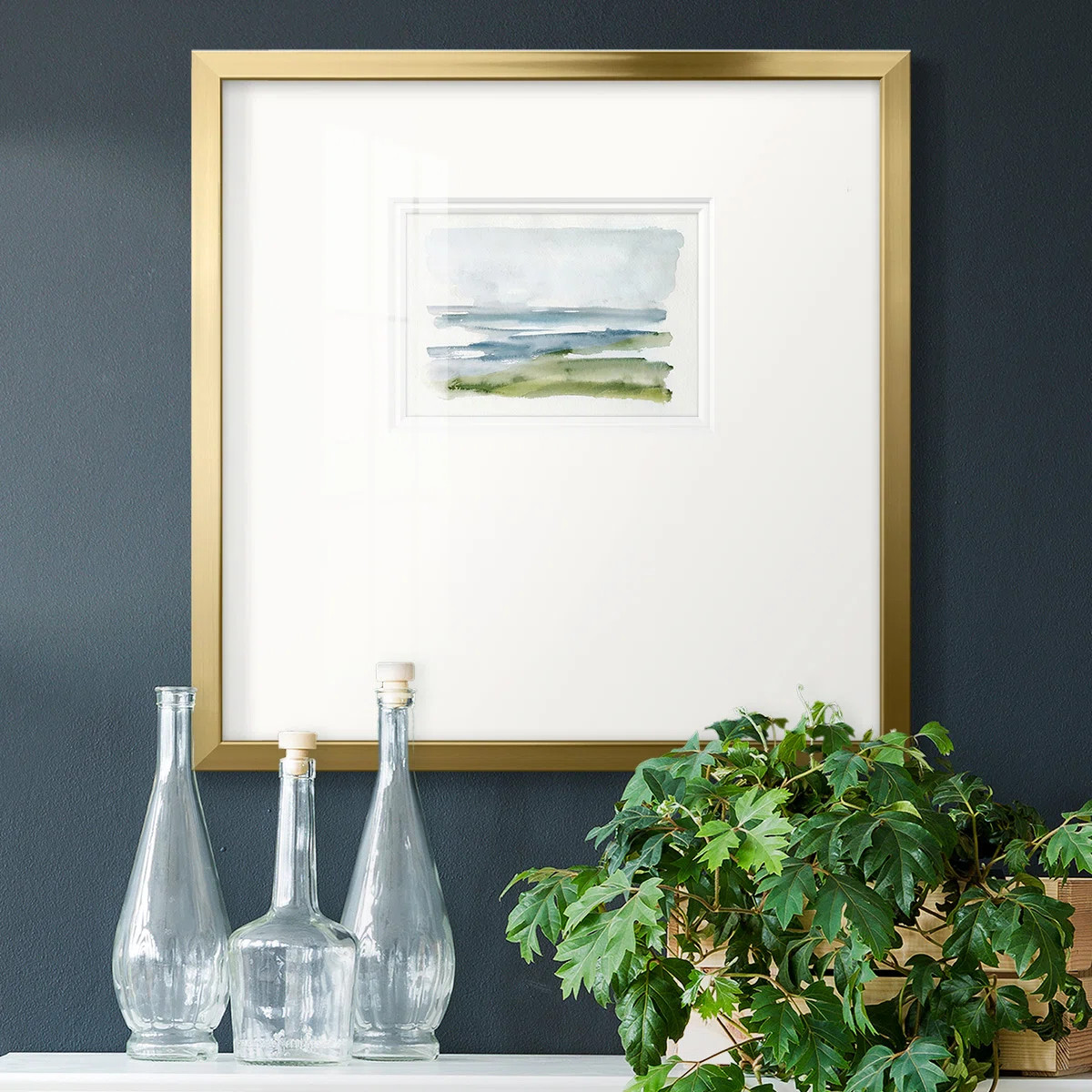 Dovecove Elazer Coastline Splash I Framed On Paper Print & Reviews | Wayfair | Wayfair North America