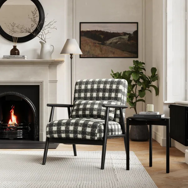 Alpine Boucle Spindle Accent Chair | Dunelm (migrated)