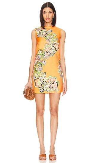 Starscape Mini Dress in TANGERINE | Revolve Clothing (Global)