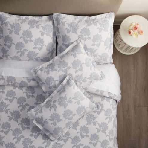 Livy Floral Duvet Cover Luxury Cotton Bedding | Ballard Designs, Inc.