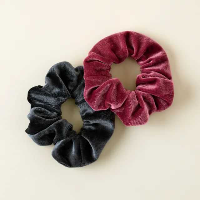 Hidden Pocket Scrunchies - Set of Two | UncommonGoods