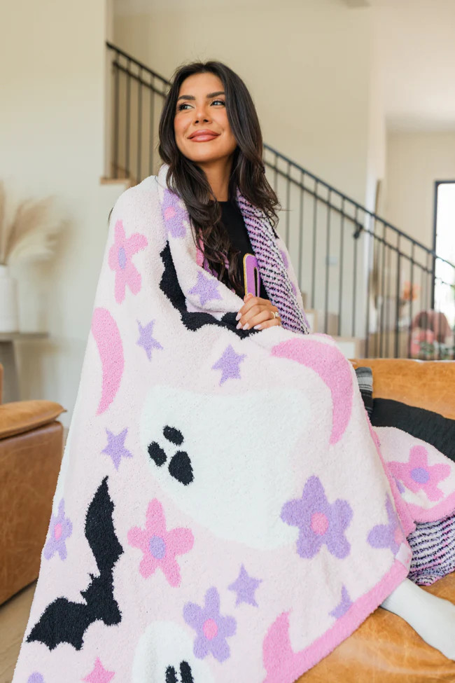 Make Me Believe In Haunted Honey Blanket | Pink Lily