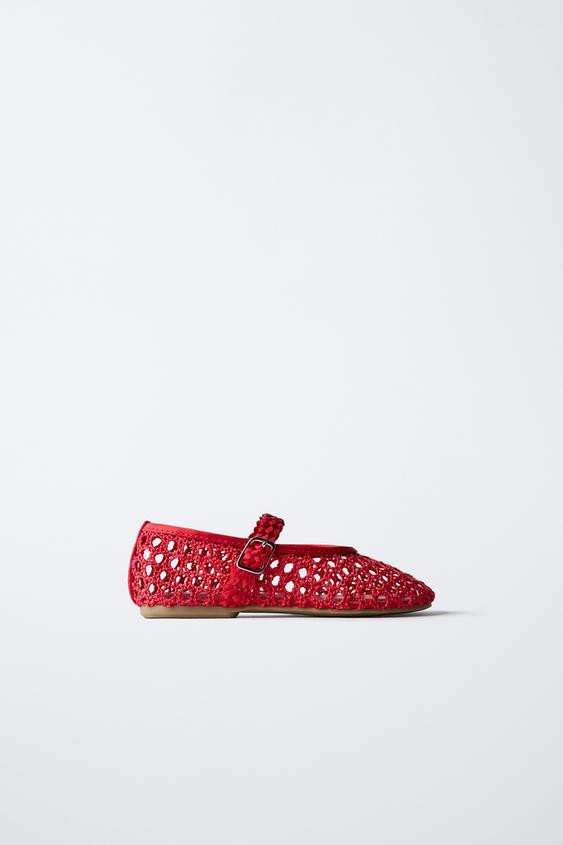 OPENWORK BALLET FLATS | Zara US