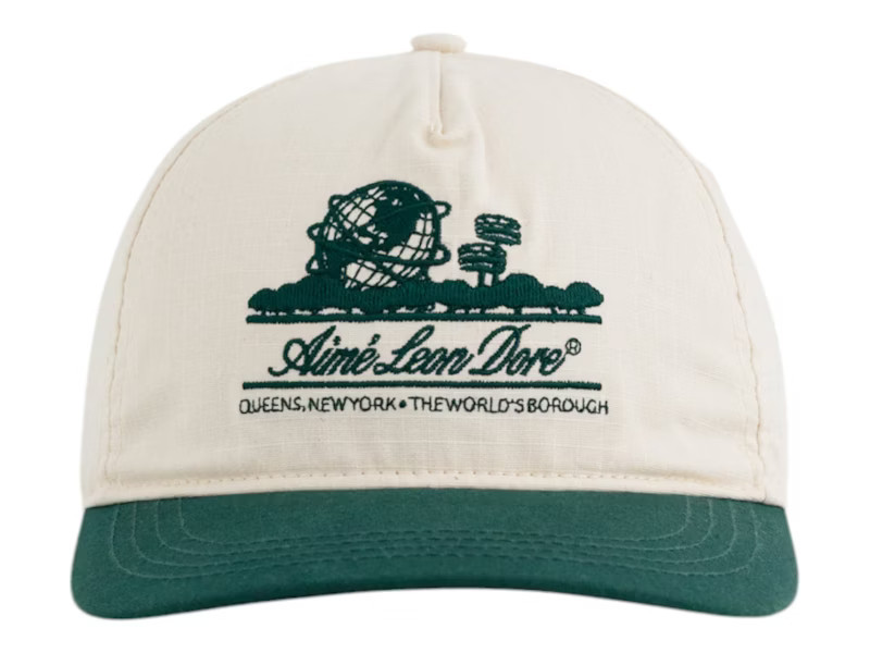 Men's Aime Leon Dore Unisphere Hat in Cream/Green | StockX