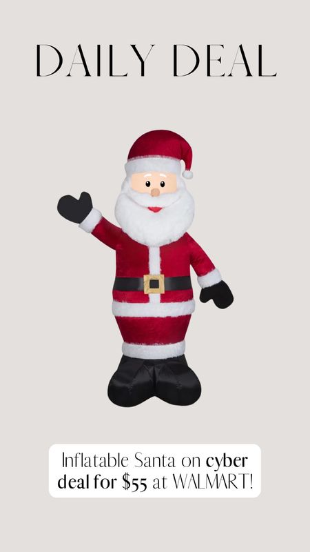 Inflatable Santa on cyber deal! 

#LTKGiftGuide #LTKhome #LTKHoliday