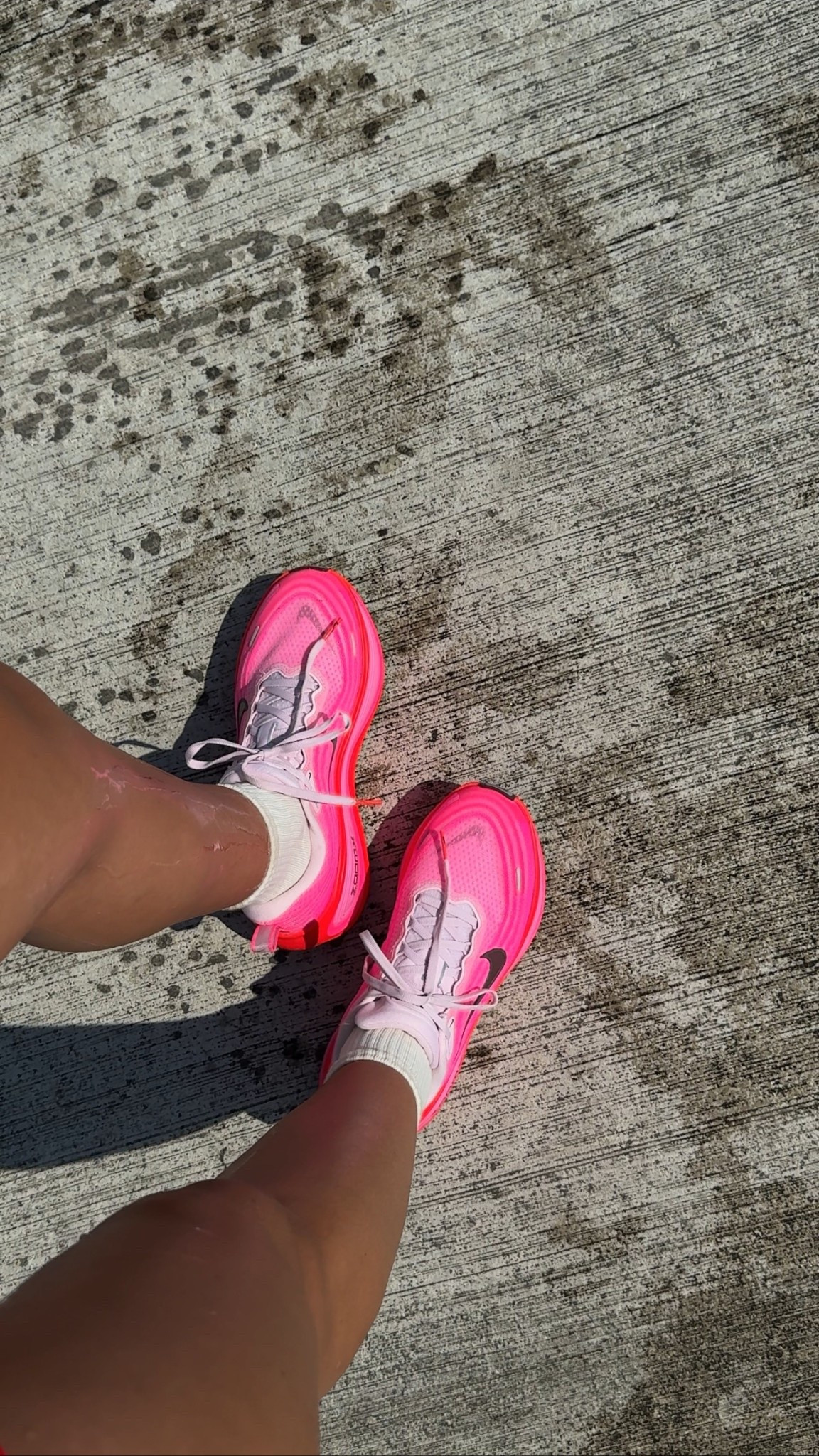 Running shoes are linked! 