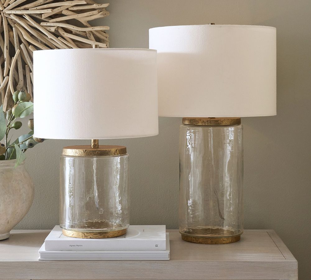 Dalton Recycled Glass Table Lamp | Pottery Barn (US)