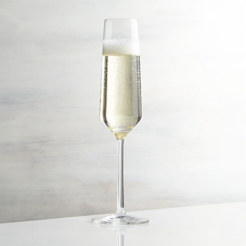 Tour Champagne Glass + Reviews | Crate and Barrel | Crate & Barrel