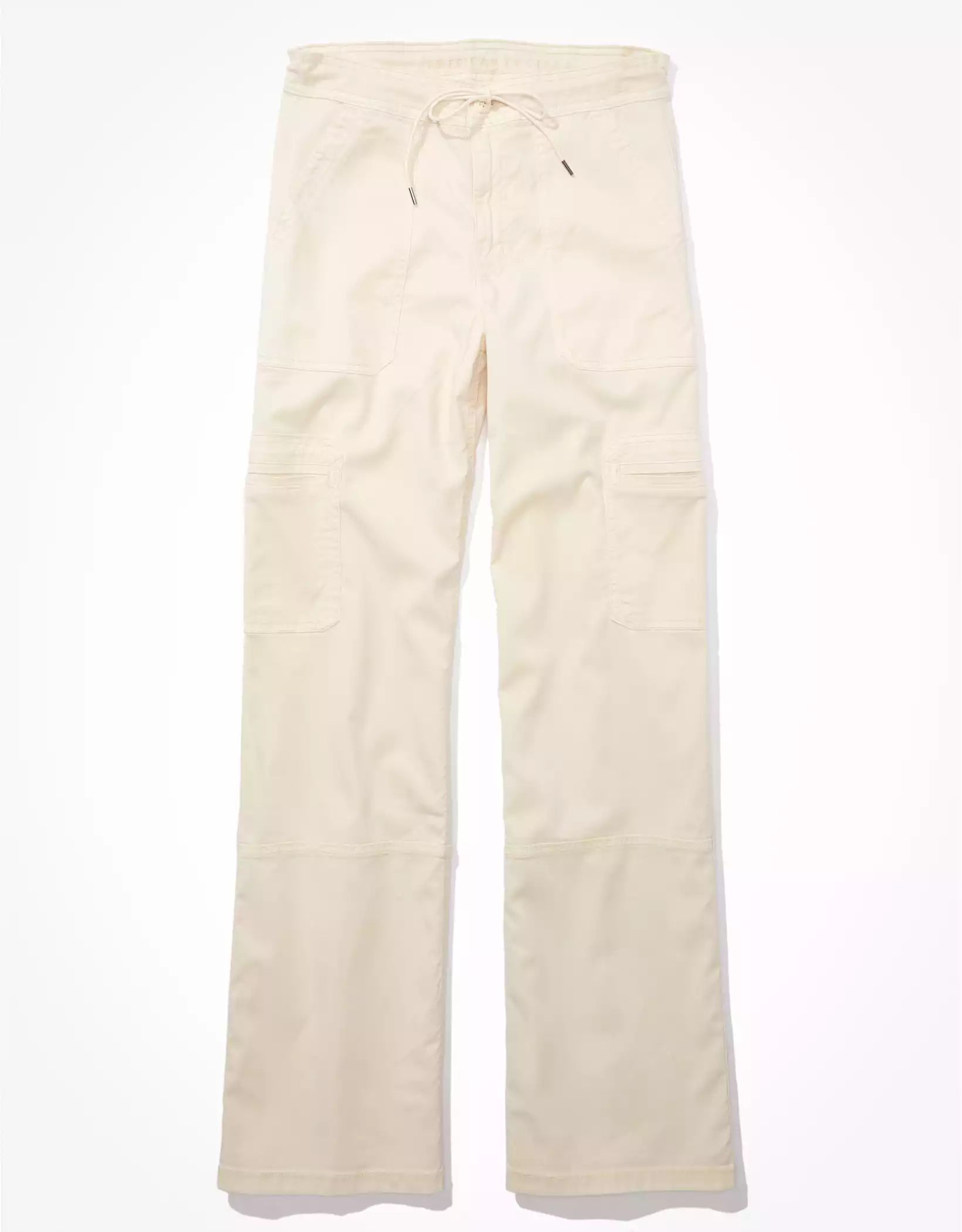 AE Dreamy Drape Stretch Super High-Waisted Baggy Wide-Leg Cargo Pant | American Eagle Outfitters (US & CA)