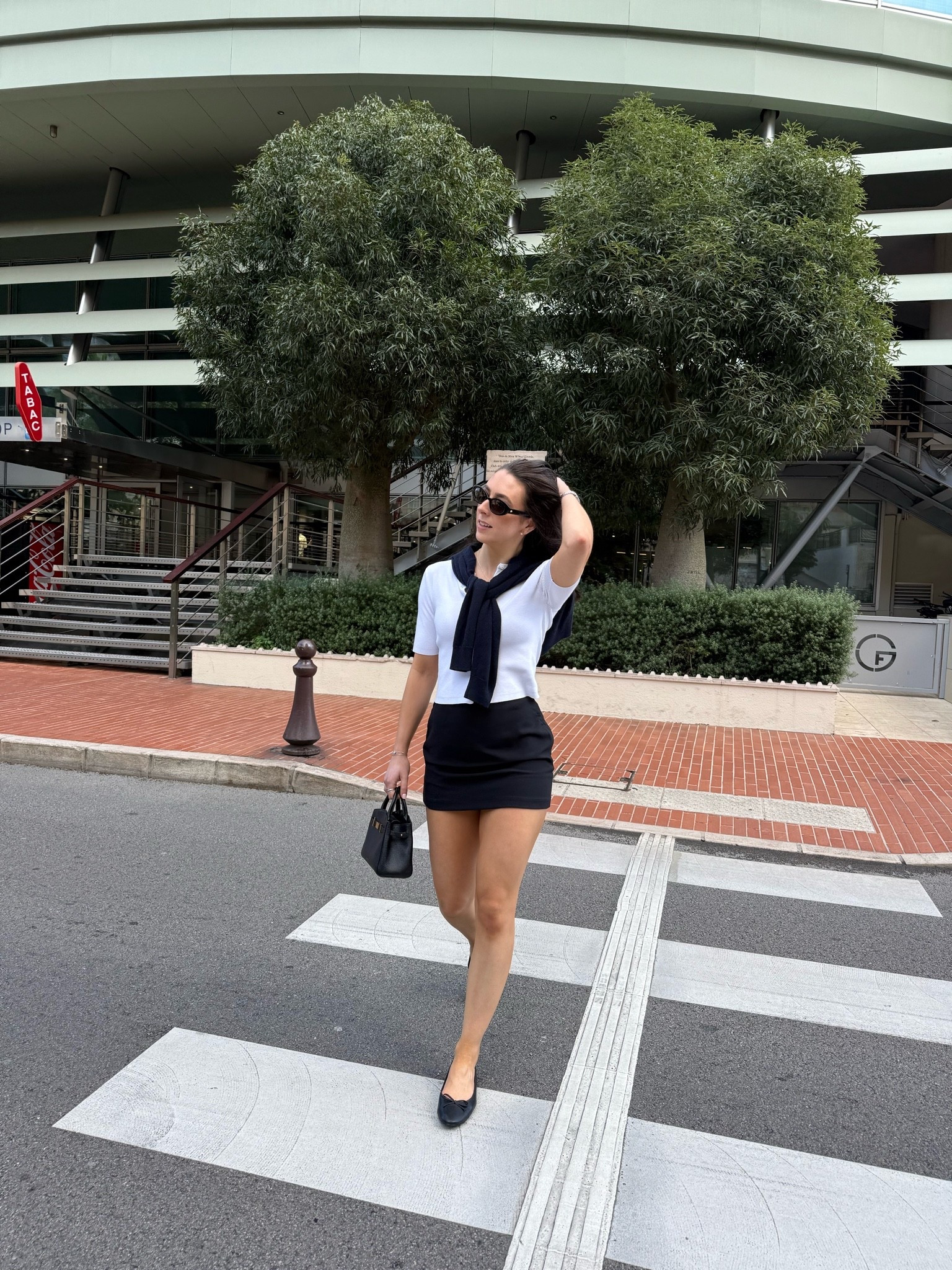 What I wore for a day in Monaco 🇲🇨 I wear size small in the skort and cardigan, jumper is a size medium! Summer outfit ideas, euro summer, summer holiday, South of France outfits

#LTKsummer #LTKeurope #LTKtravel