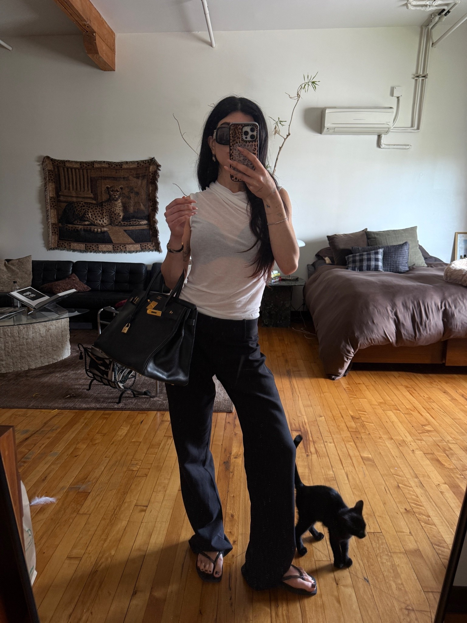 Quick ootd 🖤

White tank top, styling a tank top, black trousers, elevated basics, casual elevated style, summer style

#LTKootd #LTKgrwm