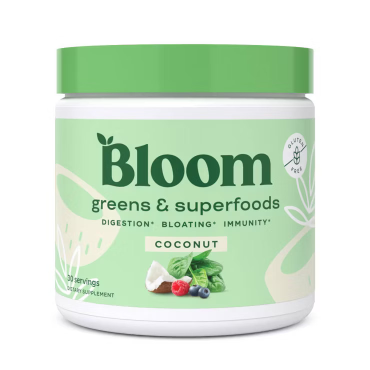 BLOOM NUTRITION Greens and Superfoods Powder - Coconut - 30ct | Target