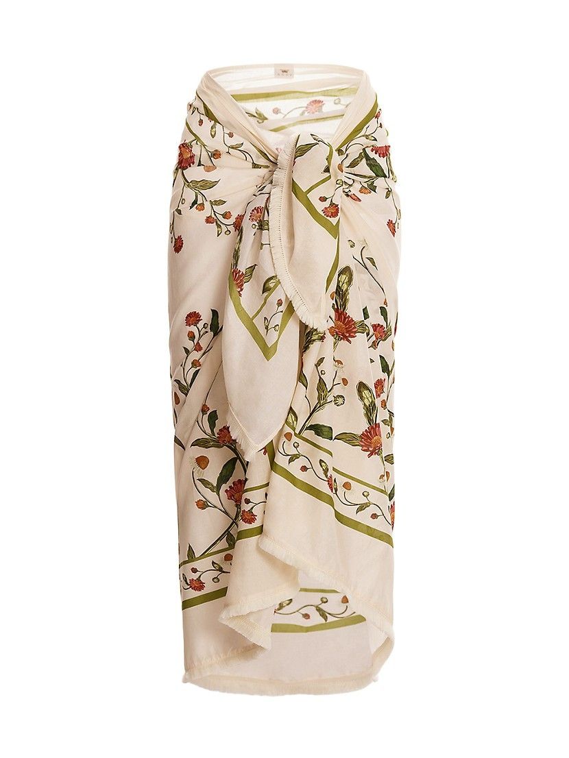Curandera Orquidea Remedios Cotton Pareo Skirt | Saks Fifth Avenue