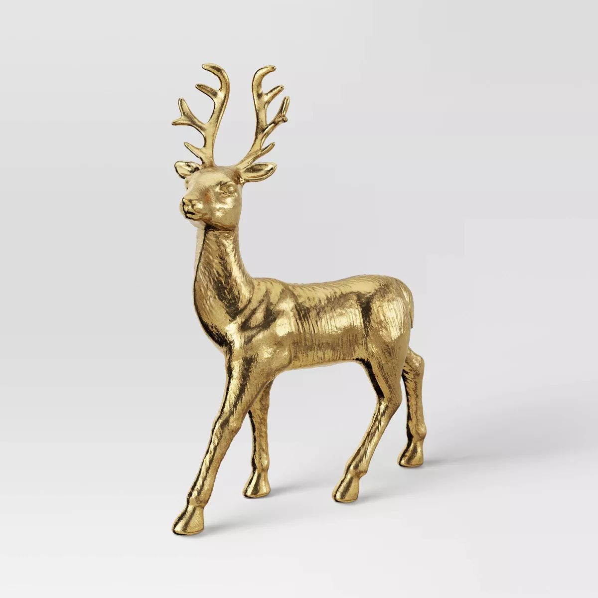 Metallic Deer Christmas Animal Sculpture - Wondershop™ Gold | Target