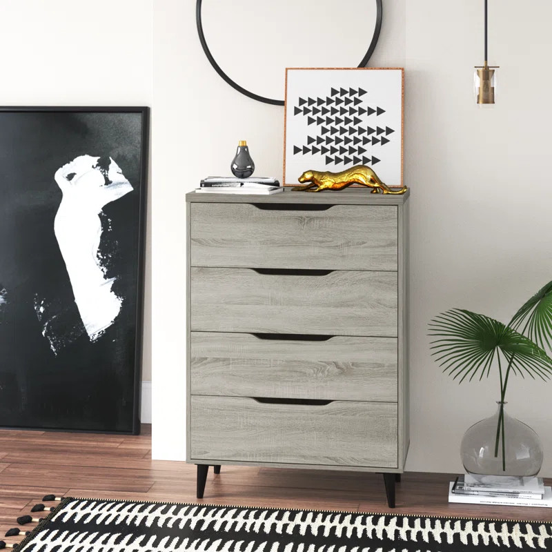 Olivar 4 - Drawer Dresser | Wayfair North America