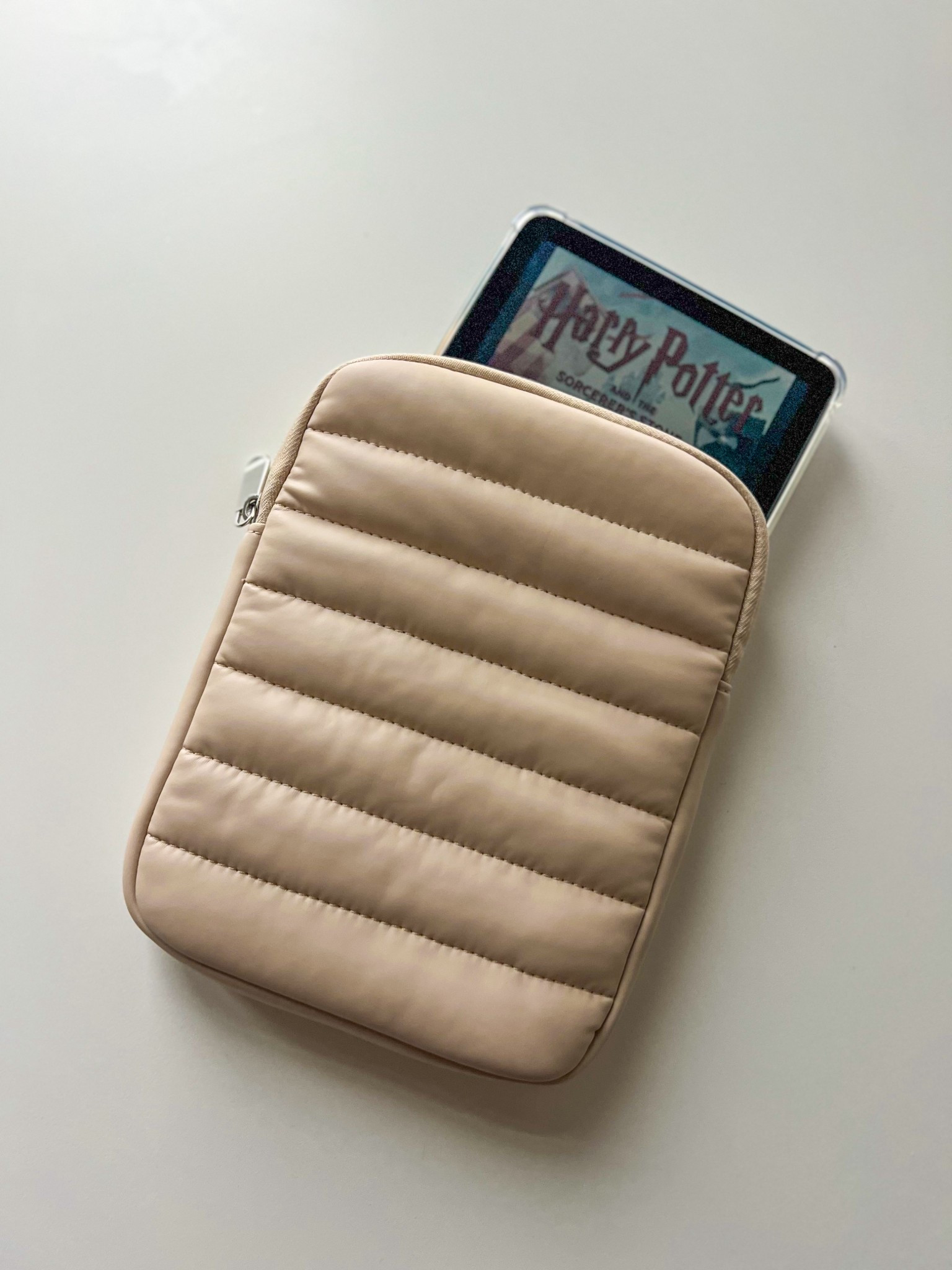 One of my newest accessories for my Kindle is this puffy sleeve case! I can use it when I travel or want to carry my Kindle with me wherever I go. 

#LTKTravel #LTKSaleAlert #LTKFindsUnder50
