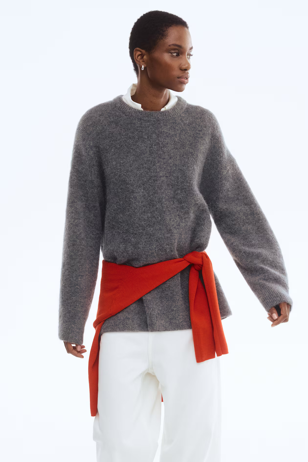 Oversized Alpaca-Blend Sweater | H&M (US + CA)
