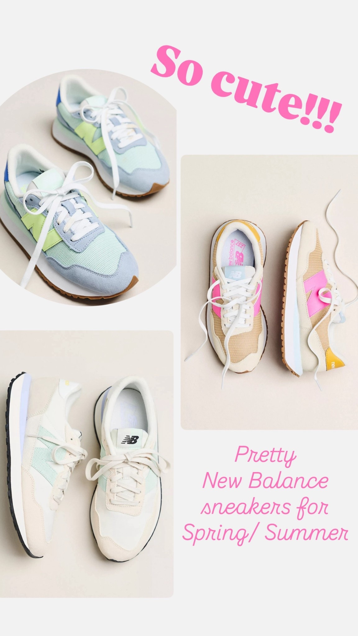 The cutest New Balance sneakers for Spring/Summer

#LTKActive
