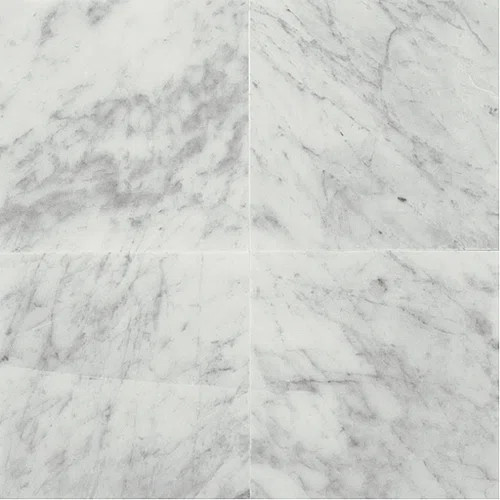 Marble Collection 12" x 12" Unpolished Polished Natural Stone Field Tile in Carrara White | Wayfair North America