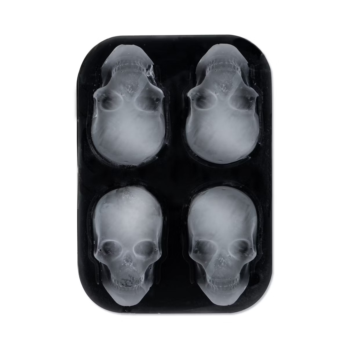 Foster & Rye Skull Ice Mold, Silicone Ice Tray, Black, Novelty Ice Mold, Food-Safe Silicone, Dish... | Target