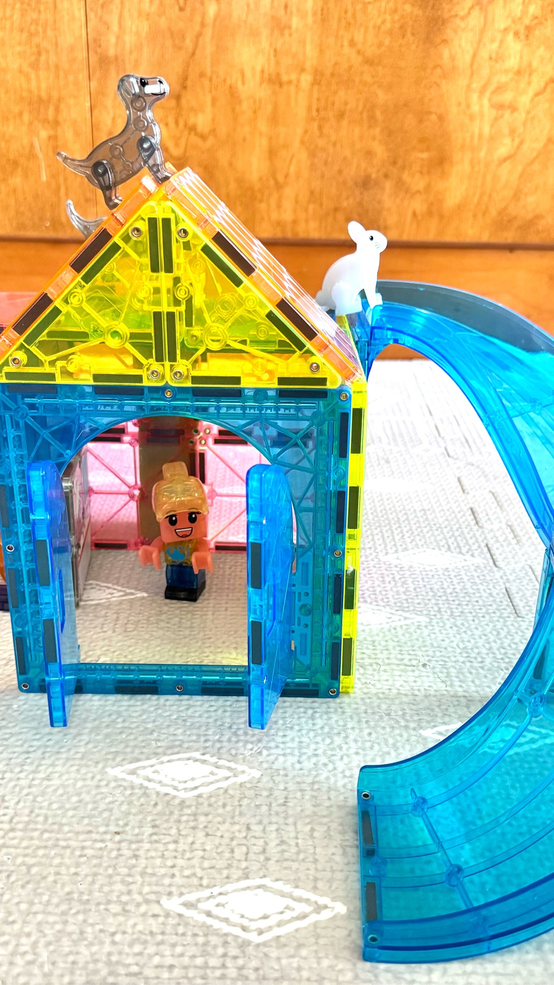 🐾✨ Building memories one tile at a time!
A magical pet shop with a slide, stairs, and loads of fun — created with laughter, teamwork, and two brother’s imaginations. 💙
•
•
•
#MagnaTileMoments #SiblingGoals #CreativePlay #PetShopFun #BrotherBonding #ImaginativePlay #ReelOfTheDay