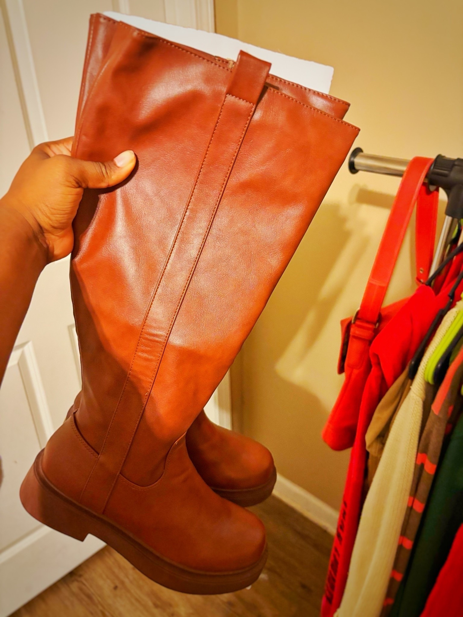 Brown Wide Calf Boots👢

#LTKPlusSize #LTKOver40