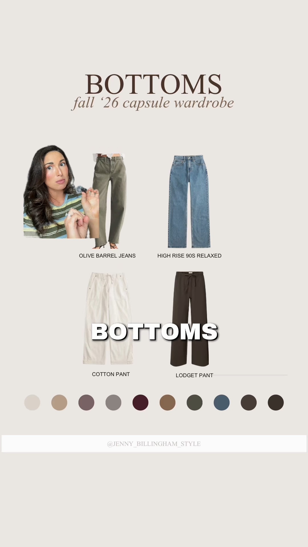 These are the only 4 pairs of pants you need for fall. 🍂 Comment CAPSULE and I’ll send you the guide!

Every pair mixes and matches with the other pieces in my fall capsule wardrobe guide, so you can create more outfits with fewer clothes.

My guide breaks down 19 versatile fall wardrobe essentials that work together for everyday outfits you’ll actually wear.

•
•

#FallCapsuleWardrobe #FallOutfits #capsulewardrobe Fall fashion, fall outfit ideas, fall capsule wardrobe, fall wardrobe essentials, fall pants outfits, capsule wardrobe outfits, mix-and-match outfits, versatile fall clothing, everyday fall style, minimalist fall wardrobe

#LTKSeasonal
