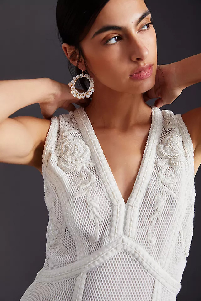 Sequined Hoop Earrings | Anthropologie (US)