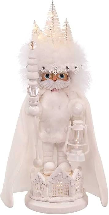 Kurt Adler 15-Inch Hollywood White Winter LED Hat Nutcracker | Amazon (US)