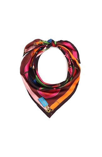 kate spade new york Women's Bag Print Silk Square Scarf, Stylish Fashion Accessory for Women, multi, OS | Amazon (US)