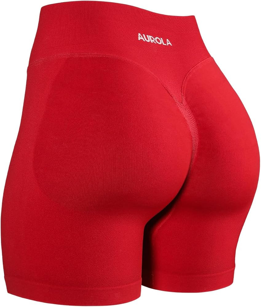 AUROLA Influence Collection Workout Shorts for Women,No Roll Up Squat Proof New Scrunch Seamless ... | Amazon (US)