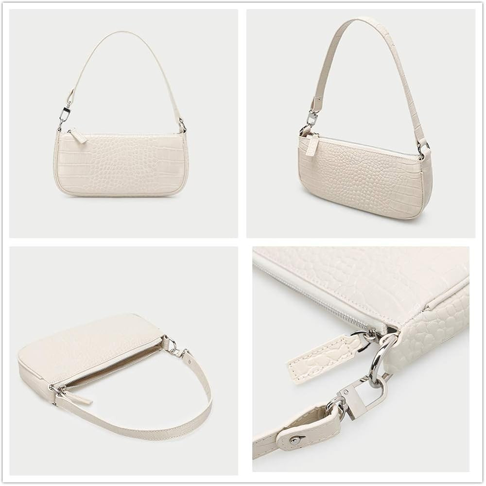 TOBOTO Retro Classic Clutch Croc Tote Bag Shoulder HandBags, Crocodile Purses with Zipper Closure fo | Amazon (US)