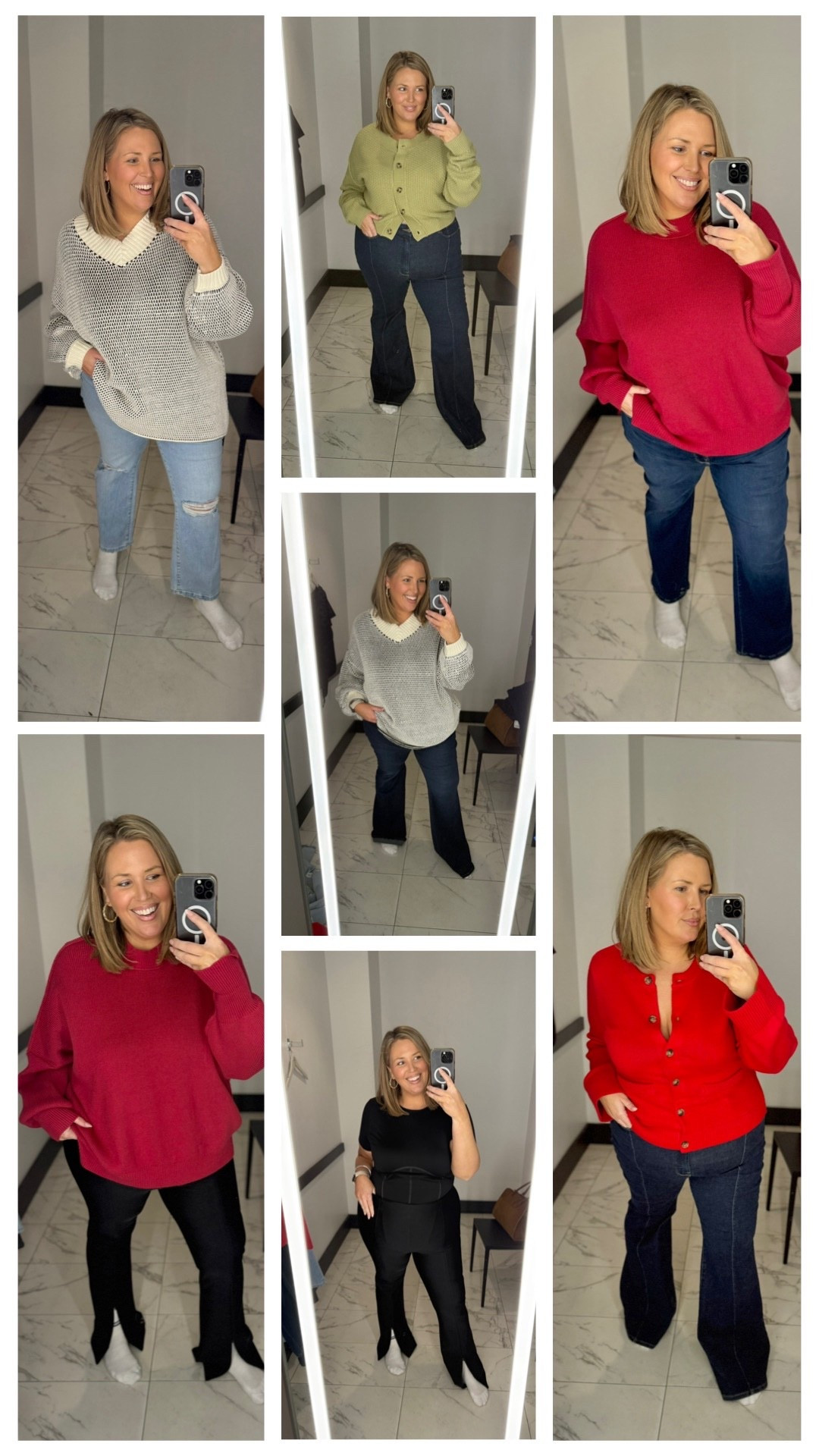 Wearing a 2X in the first dress and blazer, runs true!! Everything else is a 18/20 and 2X! The red cardigan is a 1X, but get your regular size in that!

Plus size fashion, everyday outfit ideas, in store try on haul, mom style, fall fashion, nyc outfit ideas, midsize fashion

#LTKPlusSize #LTKOver40 #LTKMidsize