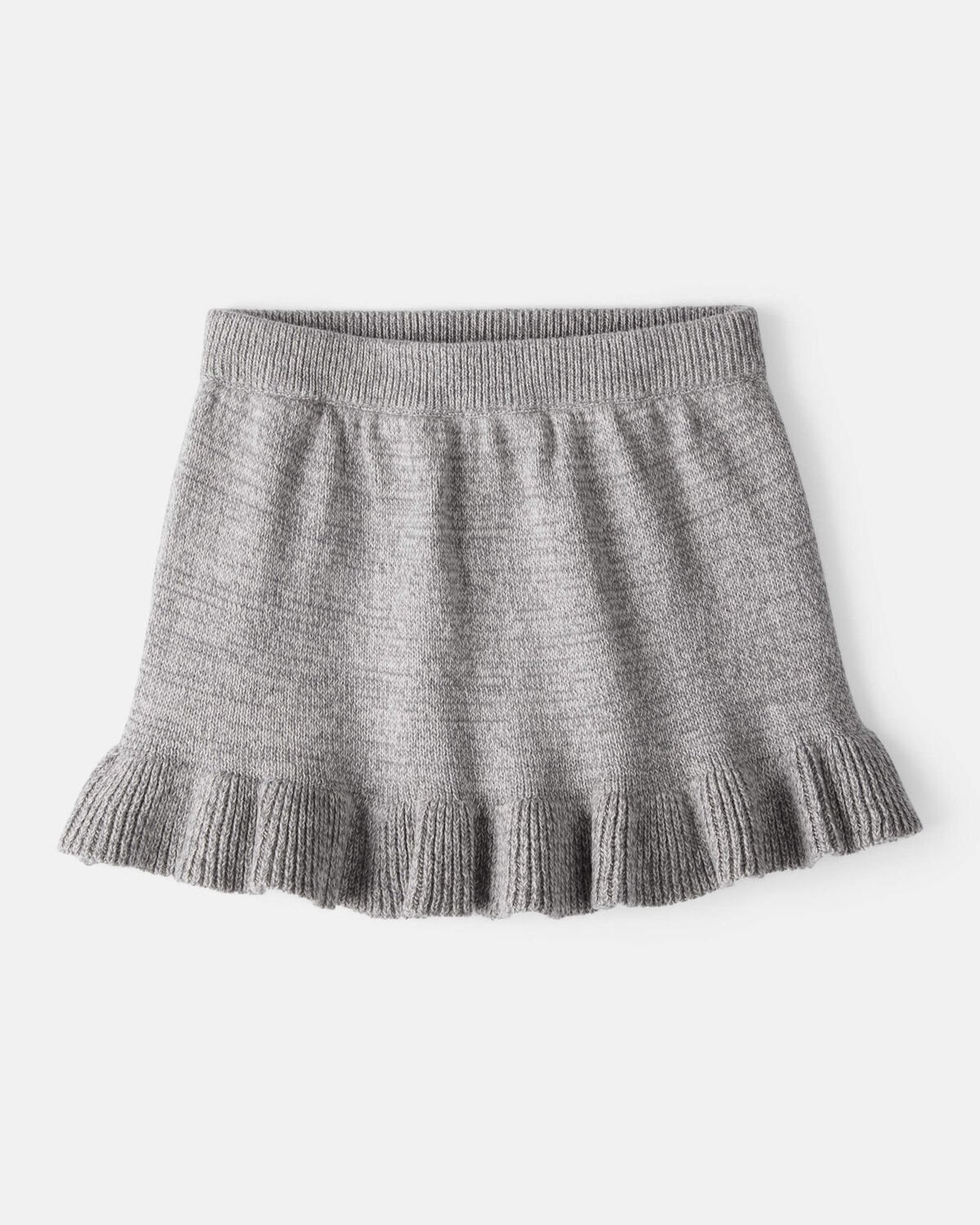 Baby Girl 100% Cotton Skirt - Grey | Carter's Inc