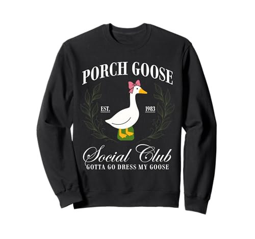 Porch Goose Social Club Gotta Go Dress My Goose Coquette Bow Sweatshirt | Amazon (US)