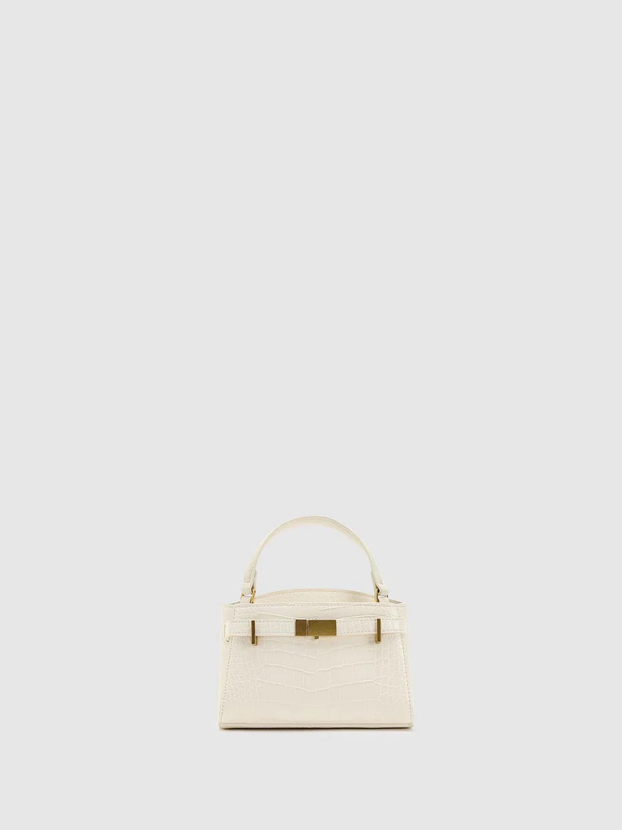Faux Leather Buckle Detail Hand Shoulder Bags | Urban Revivo