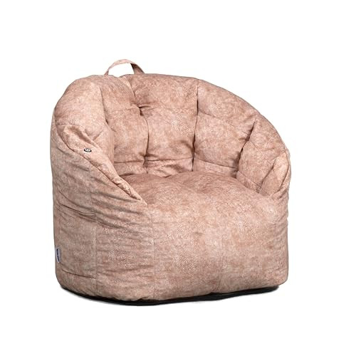 Big Joe Milano w/ Vibe Vibrating Massage Bean Bag Chair, Caribou Hyde, Faux Suede Polyester Blend... | Amazon (US)