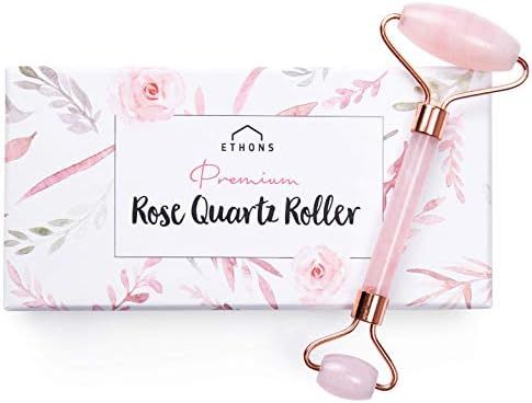 ETHONS Rose Quartz Roller Skincare Tool - Anti-Aging Pink Jade Roller for Face Eyes Neck Body - R... | Amazon (US)