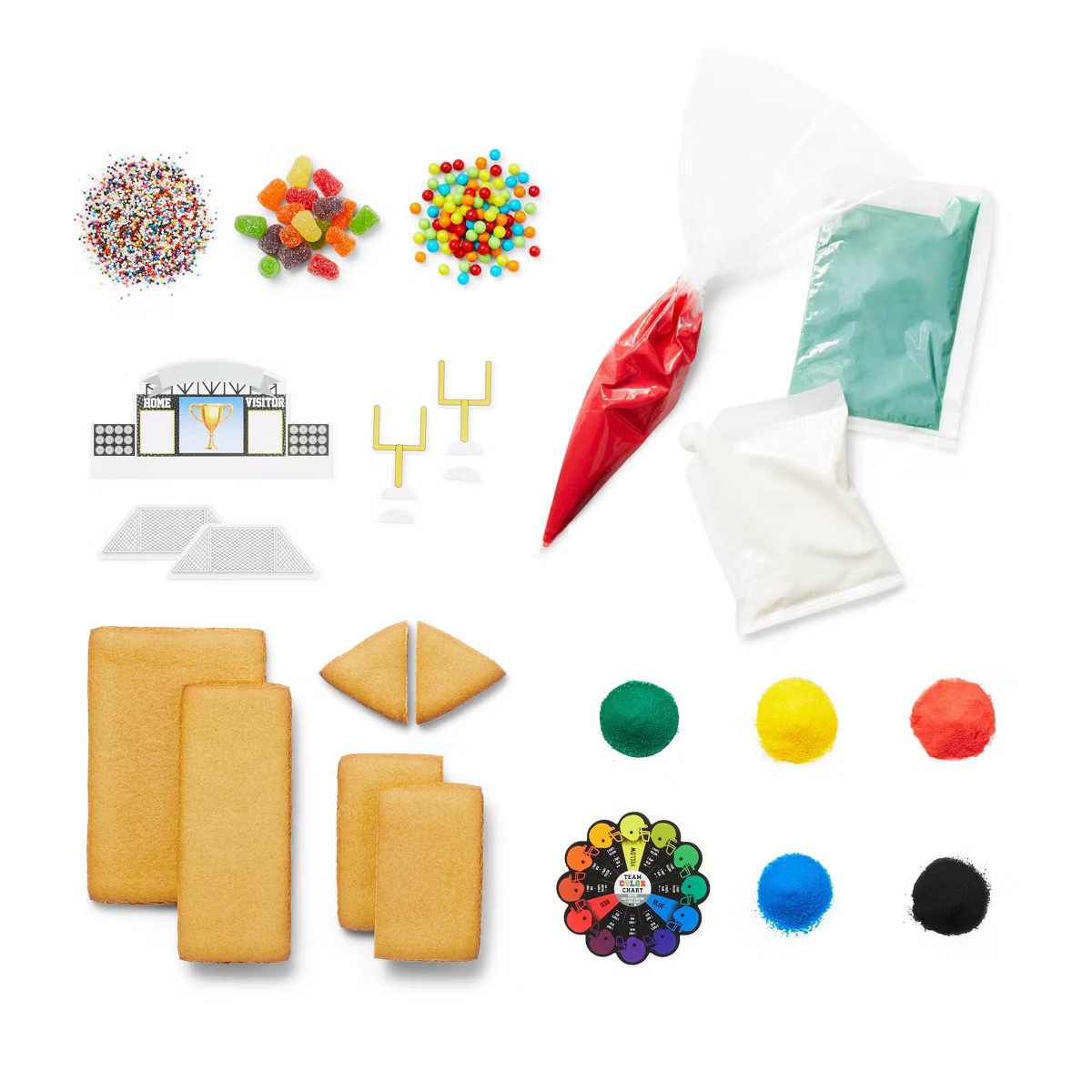 Holiday Stadium Gingerbread House Kit - 23oz - Favorite Day™ | Target