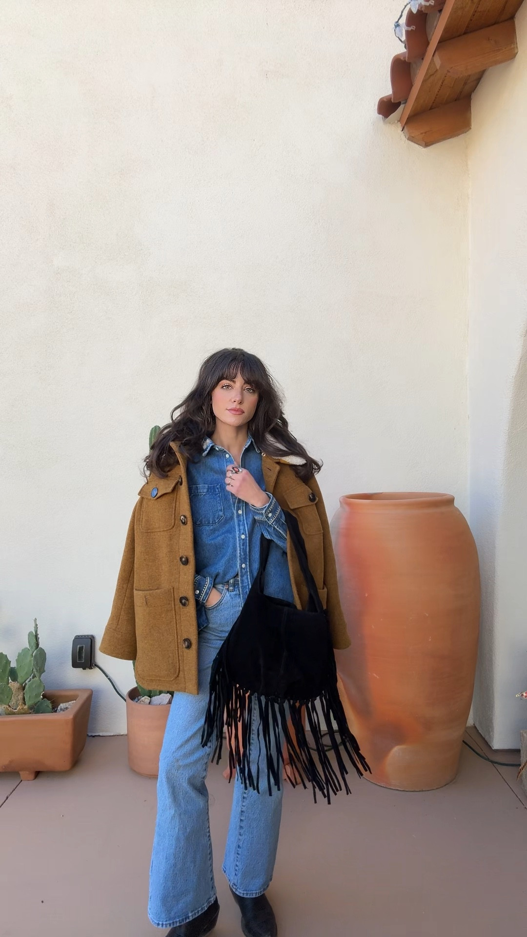 Love a casual denim on denim look. The embroidered collar on this denim shirt is so pretty  . 

#LTKStyleTip #LTKSeasonal #LTKFindsUnder100