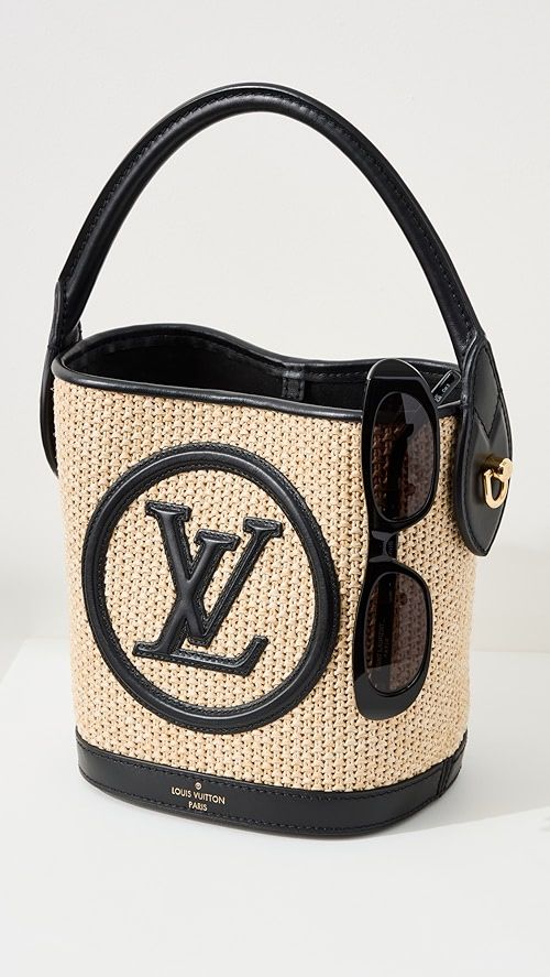 Louis Vuitton Raffia Petit Bucket Bag | Shopbop